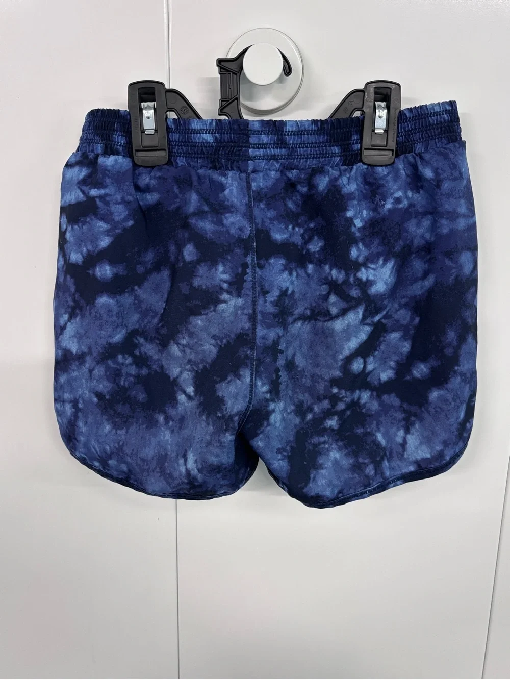 Old Navy Active Stretch Tech Blue Camouflage Shorts Girls Size Large